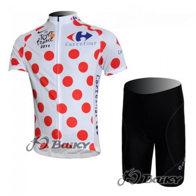 Tour de France 2011 Bolletjestrui? wit rood truien 4148