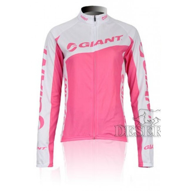 2012 Dames giant pink Fietsshirt lange mouw 3721