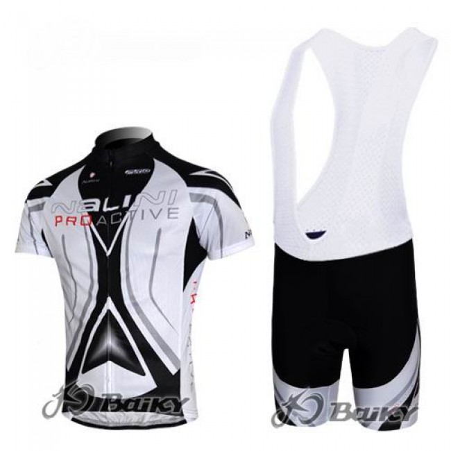 Nalini Pro Team Fietspakken Fietsshirt Korte+Korte koersbroeken Bibwit 412