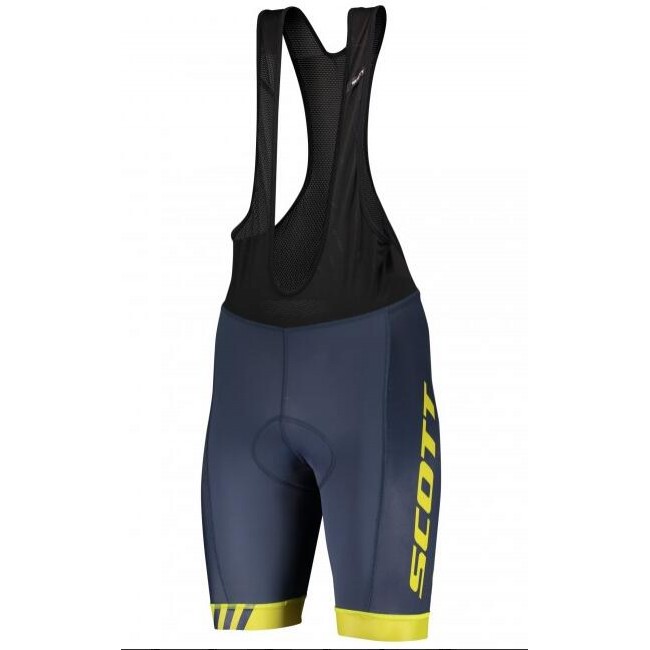 2020 SCOTT RC TEAM++Fietsen koersbroek kort Bib geel-Blau 2020293