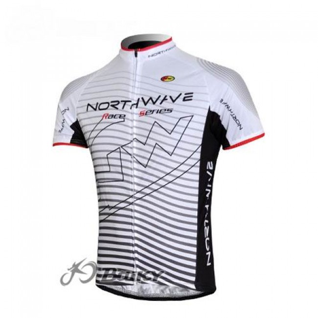 Northwave Pro Team Fietsshirt Korte mouw wit 417