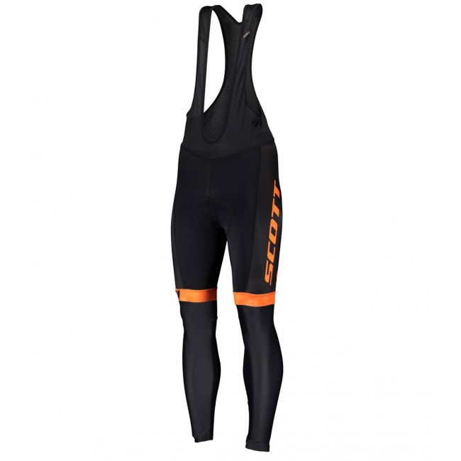 2019 Scott-RC-Profteam zwart-Gris-Orange Lange fietsbroeken Bib C61uw
